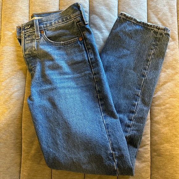 Levi’s Wedgie Straight Jeans in colour Jazz Jive Sound - Picture 1 of 5
